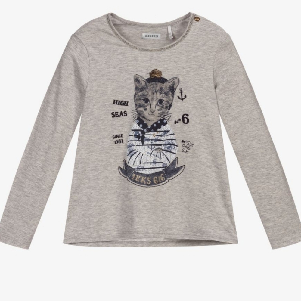 Ikks Organic Cotton Baby Cat t-shirt